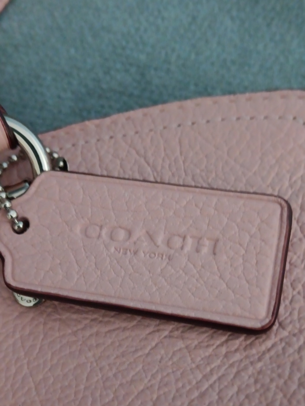 COACH GRAIN LEATHER Pink DREW SATCHEL 1 Owner Like New. - Picture 4 of 6